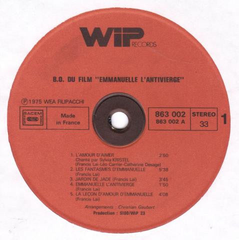 Francis Lai : Emmanuelle 2 (LP,Album)