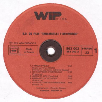 Francis Lai : Emmanuelle 2 (LP,Album)