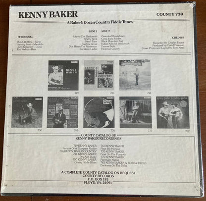 Kenny Baker (4) : A Bakers Dozen - Country Fiddle Tunes (LP,Album,Reissue)