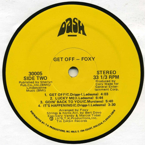 Foxy : Get Off (LP,Album)