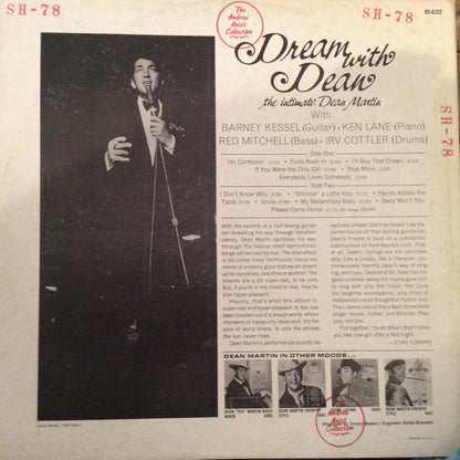 Dean Martin : Dream With Dean - The Intimate Dean Martin (LP,Stereo)
