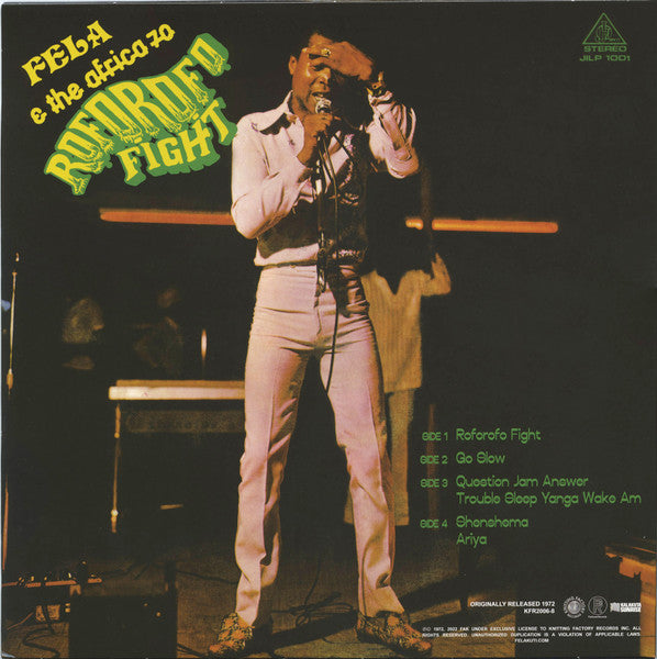 Fela Kuti & Africa 70 : Music Of Fela - Roforofo Fight (LP)