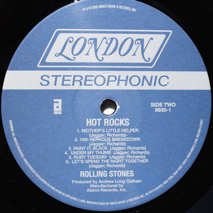 The Rolling Stones : Hot Rocks 1964-1971  (LP,Compilation,Reissue,Stereo)