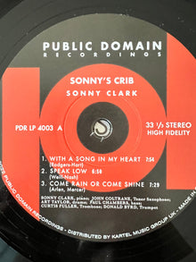 Sonny Clark : Sonny's Crib (LP,Reissue,Stereo)