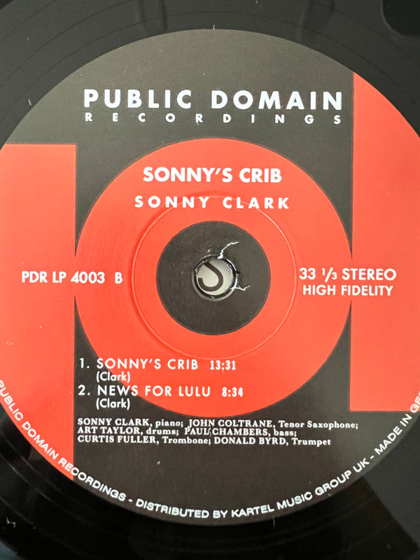 Sonny Clark : Sonny's Crib (LP,Reissue,Stereo)