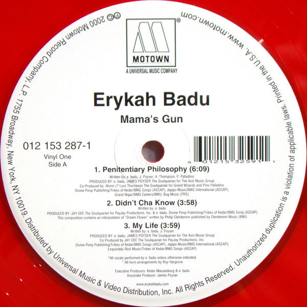 Erykah Badu : Mama's Gun (LP,Album)