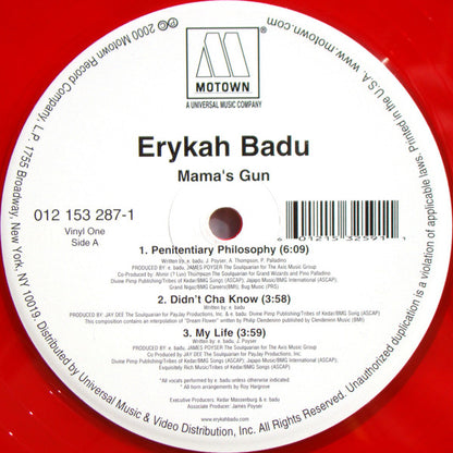 Erykah Badu : Mama's Gun (LP,Album)