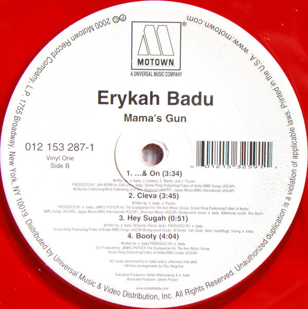 Erykah Badu : Mama's Gun (LP,Album)