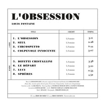 Louis Fontaine : L'Obsession (LP,Limited Edition)