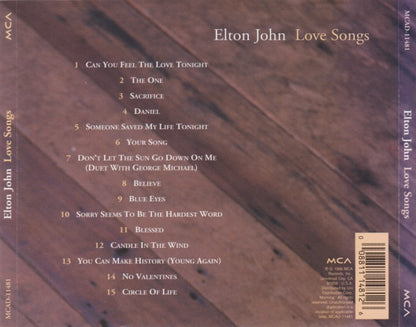 Elton John : Love Songs (Compilation,Remastered)