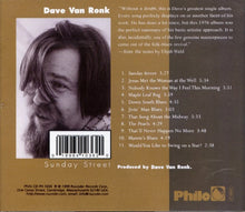 Dave Van Ronk : Sunday Street (Album,Reissue)