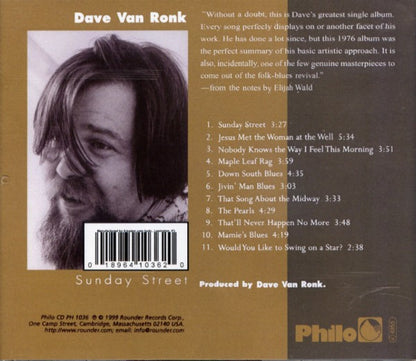 Dave Van Ronk : Sunday Street (Album,Reissue)