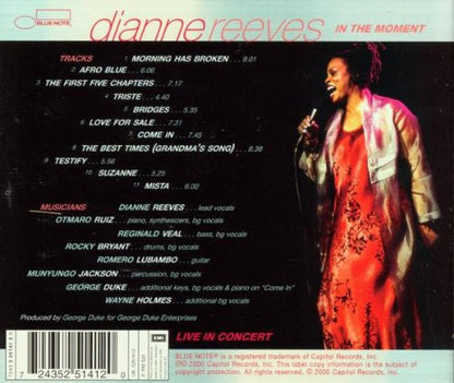 Dianne Reeves : In The Moment / Live In Concert (Album)