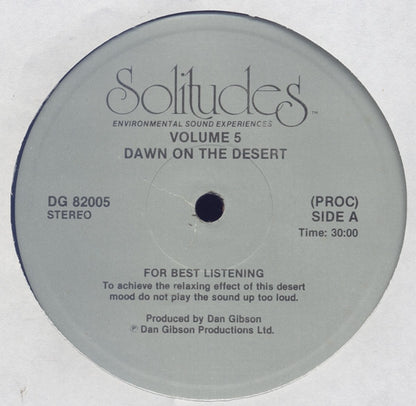 Dan Gibson : Solitudes - Environmental Sound Experiences Volume Five (LP,Album)