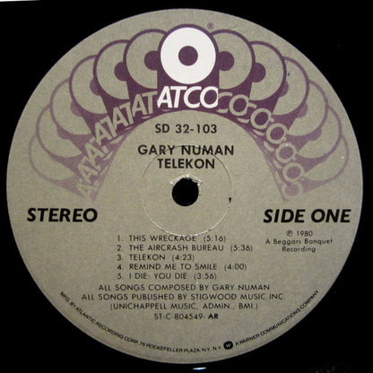 Gary Numan : Telekon (LP,Album,Stereo)