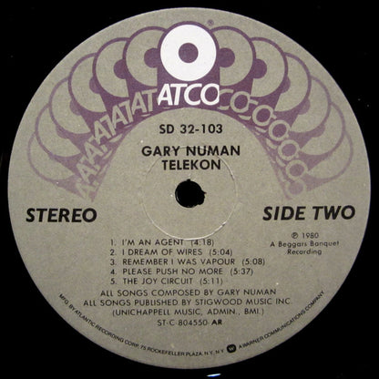 Gary Numan : Telekon (LP,Album,Stereo)