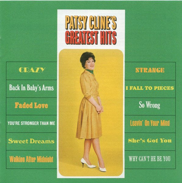 Patsy Cline : Greatest Hits (HDCD,Compilation,Reissue)