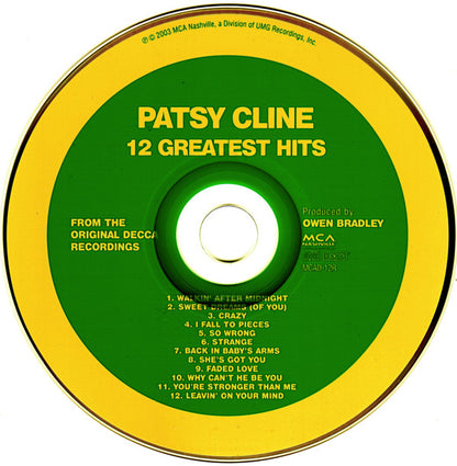 Patsy Cline : Greatest Hits (HDCD,Compilation,Reissue)