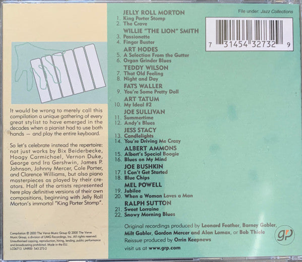 Various : Commodore Piano Anthology (Compilation)