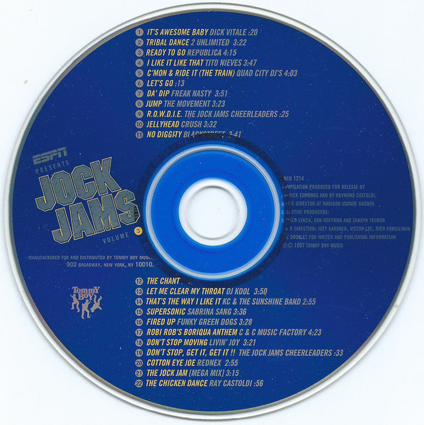 Various : ESPN Presents Jock Jams Volume 3 (Compilation)