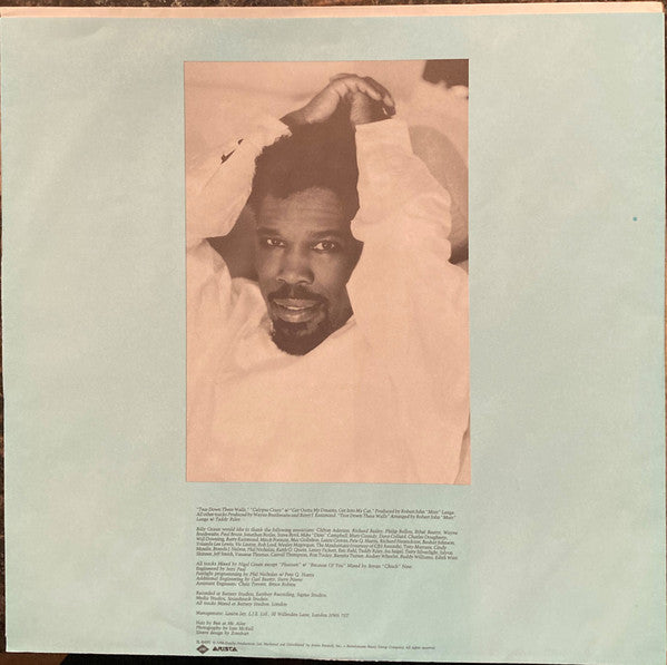 Billy Ocean : Tear Down These Walls (LP,Album,Club Edition)