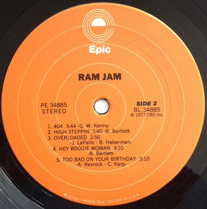 Ram Jam : Ram Jam (LP,Album,Stereo)