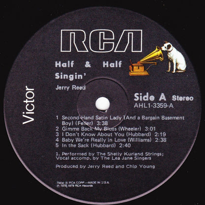 Jerry Reed : Half Singin' & Half Pickin' (LP,Album)