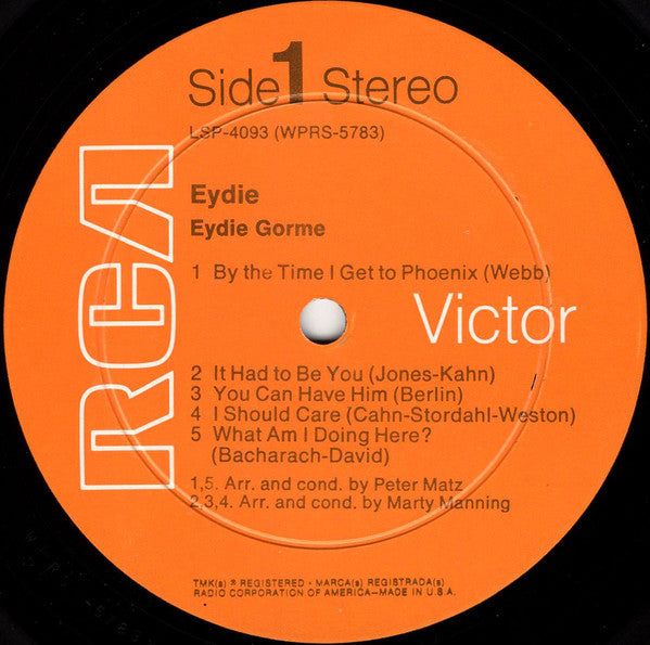 Eydie Gormé : Eydie (LP,Album)