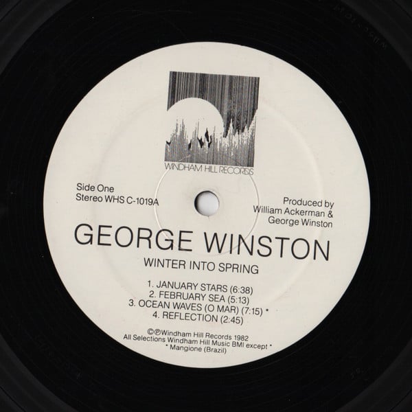 George Winston : Winter Into Spring (LP,Album,Repress)