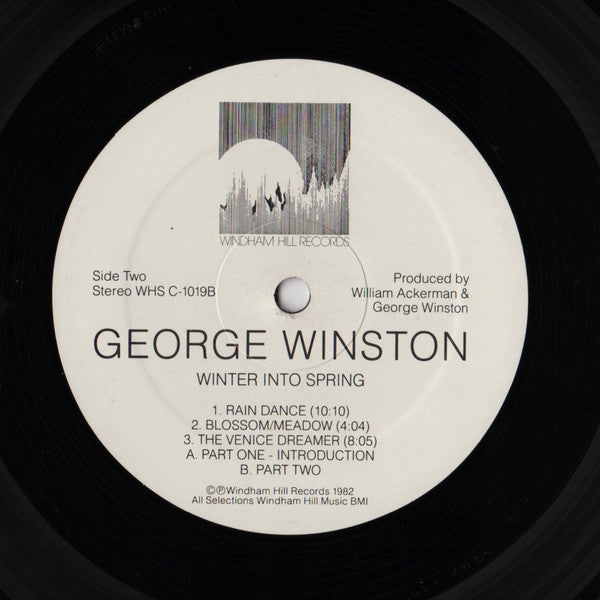 George Winston : Winter Into Spring (LP,Album,Repress)