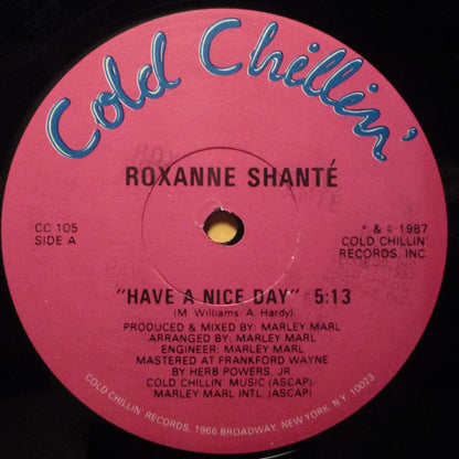 Roxanne Shanté : Have A Nice Day (12",33 ⅓ RPM,Single)