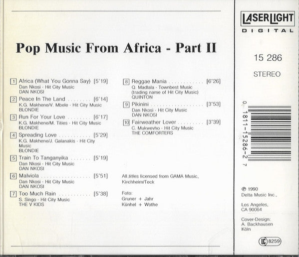 Various : Pop Music From Africa Part 2 (Compilation)
