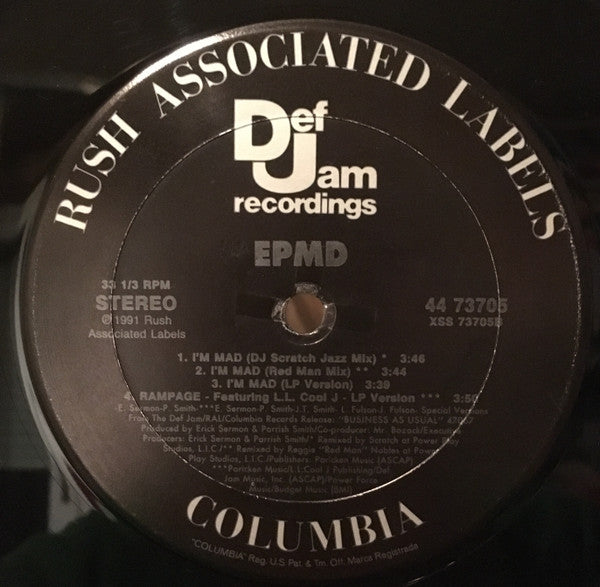 EPMD : Rampage (12",33 ⅓ RPM)