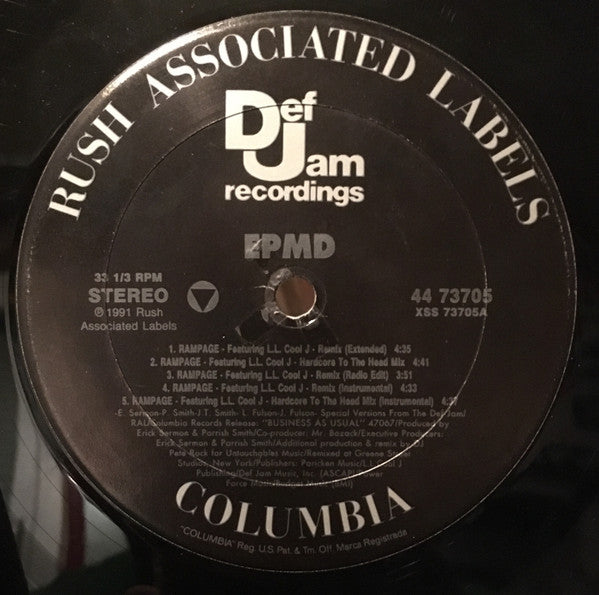 EPMD : Rampage (12",33 ⅓ RPM)