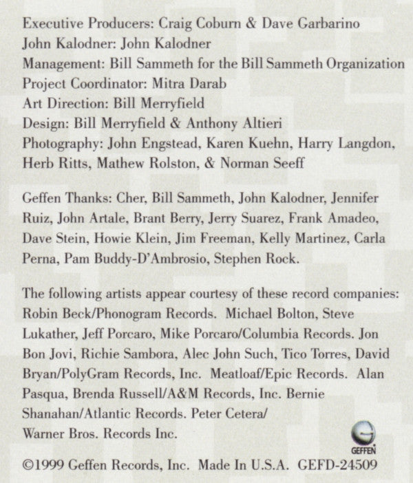 Cher : If I Could Turn Back Time - Cher's Greatest Hits (Compilation,Club Edition)