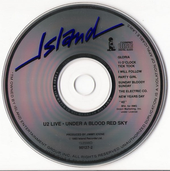 U2 : Live / Under A Blood Red Sky (Mini-Album,Club Edition)