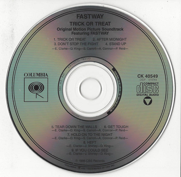 Fastway (2) : Trick Or Treat (Original Motion Picture Soundtrack Featuring Fastway) (Album,Reissue)