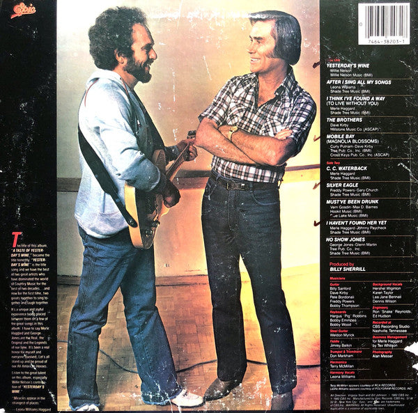 Merle Haggard And George Jones (2) : A Taste Of Yesterday's Wine (LP,Album)