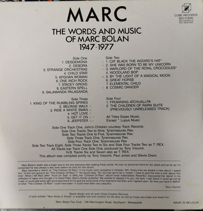 Marc Bolan : Marc (LP,Compilation)