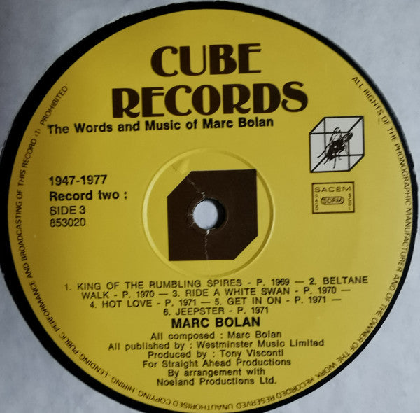 Marc Bolan : Marc (LP,Compilation)