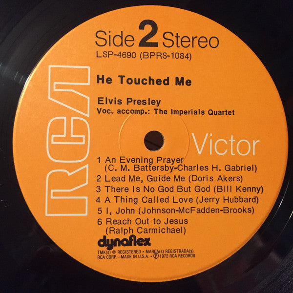 Elvis Presley : He Touched Me (LP,Album)