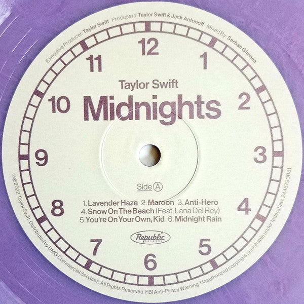Taylor Swift : Midnights (LP,Album)