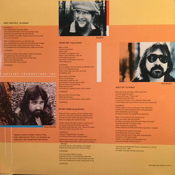 Marshall Tucker Band, The : Running Like The Wind (LP,Album)