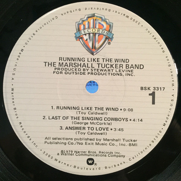 Marshall Tucker Band, The : Running Like The Wind (LP,Album)