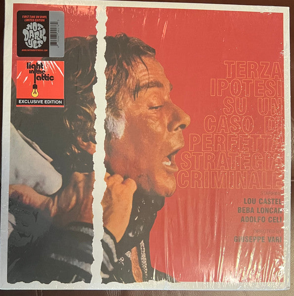 Mario Bertolazzi : Terza Ipotesi Su Un Caso Di Perfetta Strategia Criminale (LP,Limited Edition)