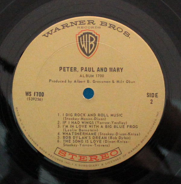 Peter, Paul & Mary : Album 1700 (LP,Album,Stereo)