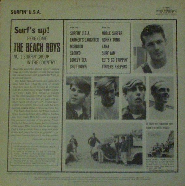 Beach Boys, The : Surfin' U.S.A. (LP,Album,Repress,Mono)
