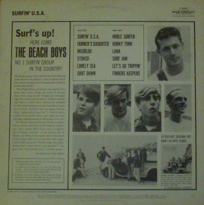 Beach Boys, The : Surfin' U.S.A. (LP,Album,Repress,Mono)