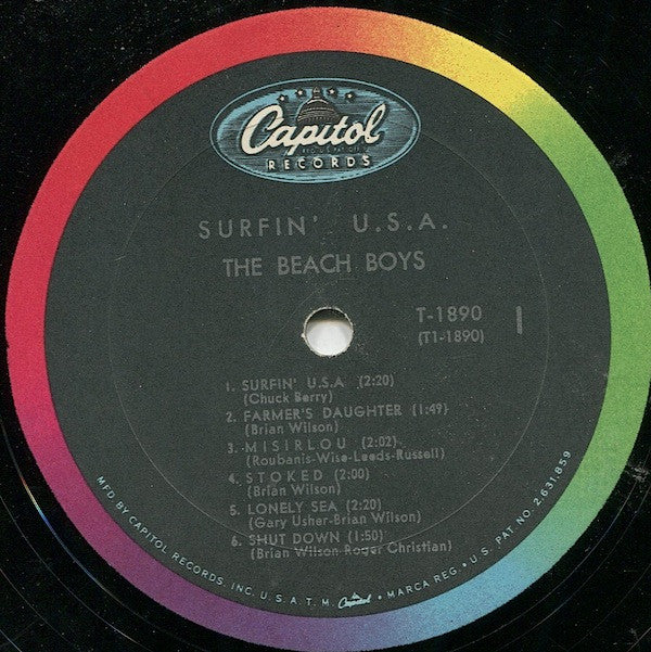 Beach Boys, The : Surfin' U.S.A. (LP,Album,Repress,Mono)
