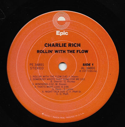 Charlie Rich : Rollin' With The Flow (LP,Album)